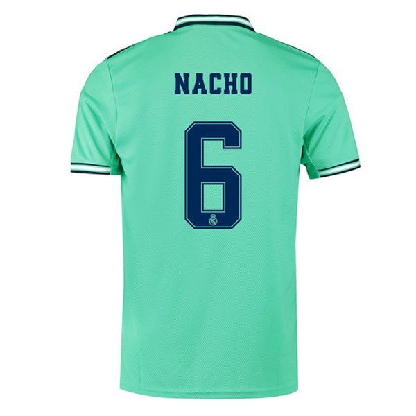 Camiseta Real Madrid NO.6 Nacho 3ª Kit 2019 2020 Verde